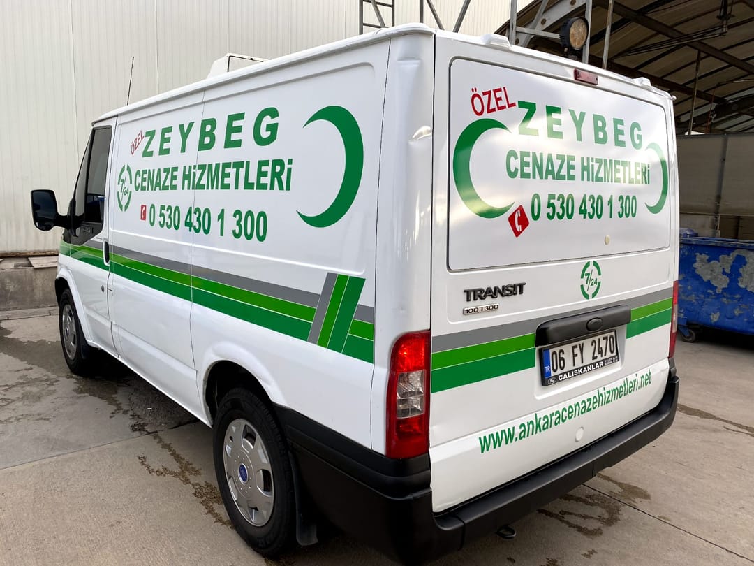 Zeybeg Cenaze Hizmetleri Ford Transit özel cenaze aracı